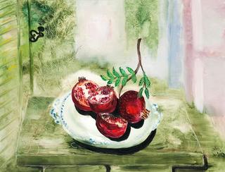 Still Life With Pomegrenates
