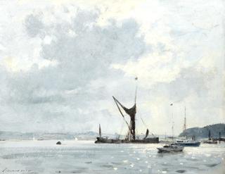 Spiritsail Barge on the Orwell, Suffolk
