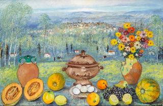 A Still Life at a Villa at Lago Bracciano