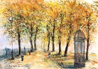 Avenue in Paris