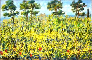 Landscape with Broomsticks