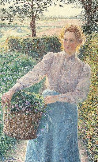 Martha Picking Flowers
