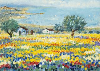 Landscape with Houses