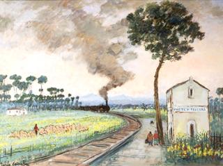 Italian Train Station Scene