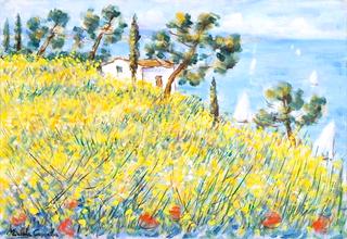 Landscape with Sea and Sails
