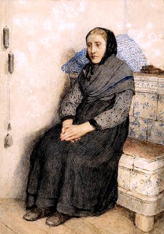 Farmer's Wife on the Stove Bench