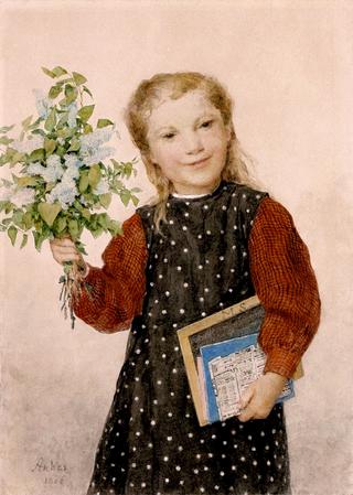 Girl with Bouquet