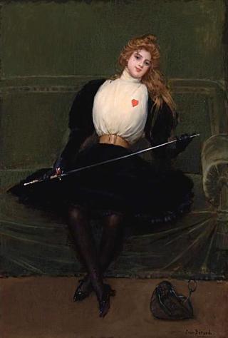 A Woman Fencer
