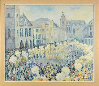 Carnival at Place de Binche"