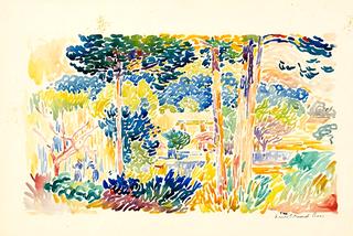 Landscape in Southern France