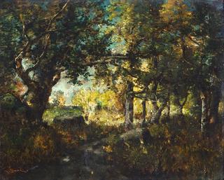A Wooded River Landscape