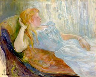 Young Girl Lying Down