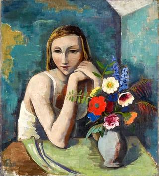Girl with Flowers