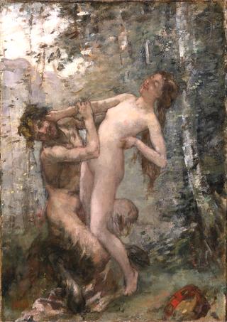 Satyr and Bacchante