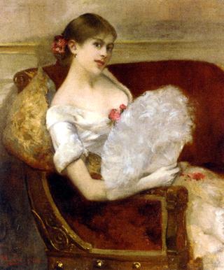 Woman with a Fan