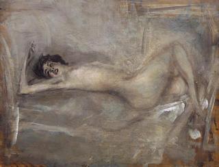 Nude Woman in Grey