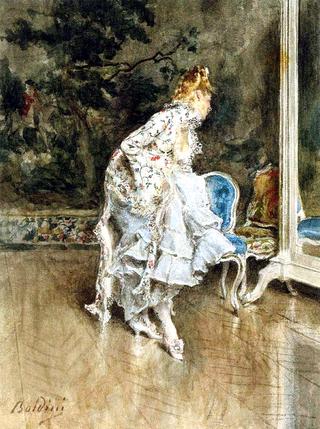 Lady in a Mirror