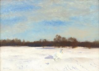 Hare in a Winter Landscape