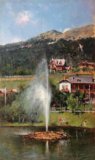 Landscape in Sinaia