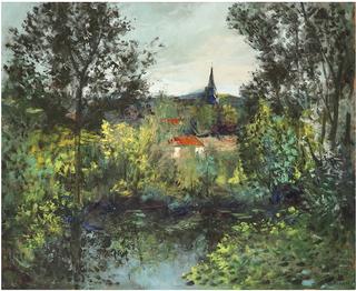 Village on the edge of the Avre