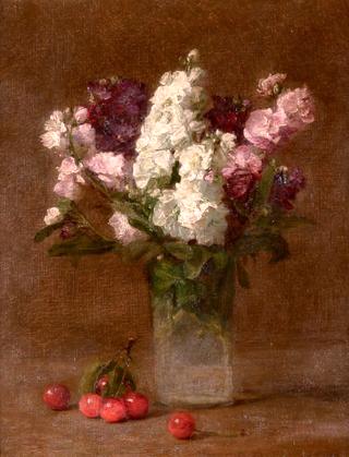 Bouquet of Flowers with Cherries