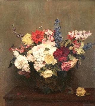 Flower Bouquet on a Table