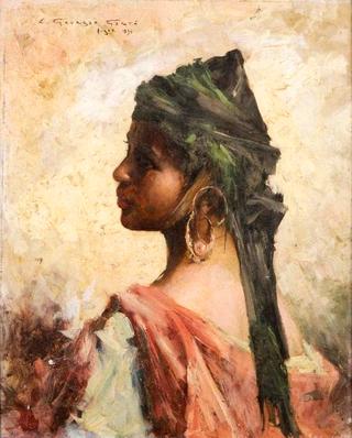 Oriental with Turban, Algiers