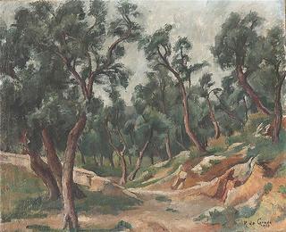 Landscape with trees