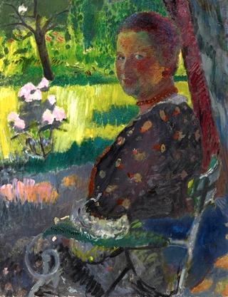 Anna Amiet in the Garden