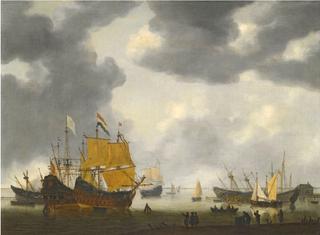 Dutch Ships Awaiting Repair