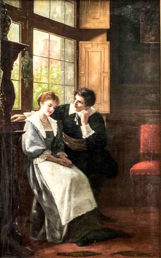 Young Couple in Conversation