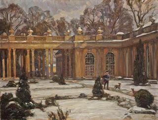 Friedrich II. at Schloss Sanssouci