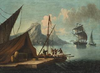 Seascape with Figures