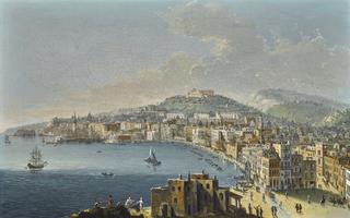 View of Naples Looking North Towards the Castle Sant'elmo