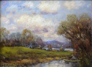 Landscape with Fisherman
