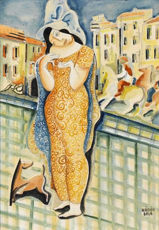 Woman and Dog