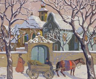 Street Scene in Winter
