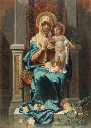 Madonna with Child Blessing