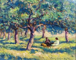 In an Orchard at  Caudebec-en-Caux
