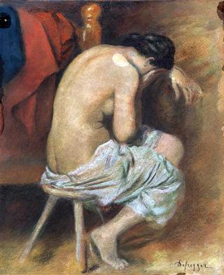 Nude from the back