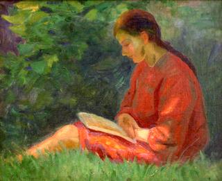 Seated Woman Reading