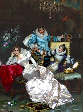 The Handsome Suitor visits his Maiden