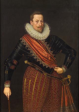 Emperor Matthias as Archduke, with baton