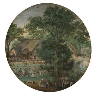 Peasant Wedding. The Wedding Dance in the Open Air.