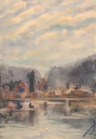 Twilight on the Pond