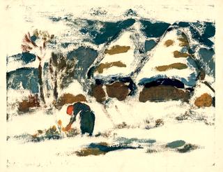 Mountain Landscape with Figure