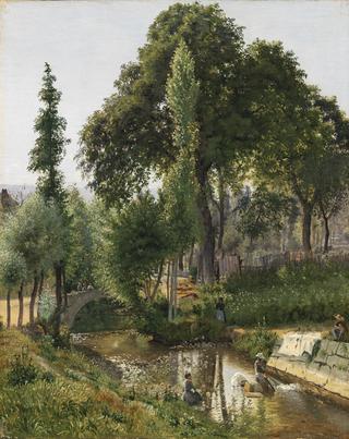 Savoy Landscape, Women Washing Clothes in the River
