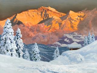 Jungfrau in the Evening Light