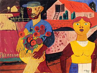 Farmer and his daughter