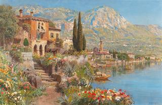 View of Riva on Lake Garda